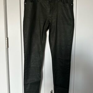 Mango Women's Skinny Jeans in Dark Green